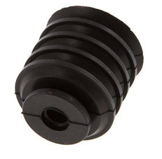 30mm Bellows CR Black Vacuum Suction Cup Stroke 21mm