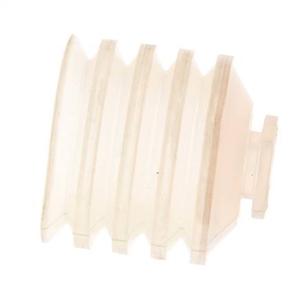 40mm Bellows Silicone Clear Vacuum Suction Cup Stroke 20mm
