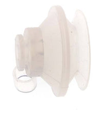 42mm Bellows Silicone Clear Vacuum Suction Cup Stroke 9mm