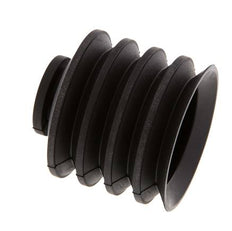 50mm Bellows CR Black Vacuum Suction Cup Stroke 30mm