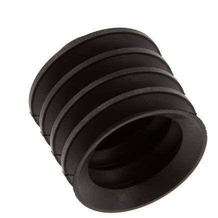 50mm Bellows CR Black Vacuum Suction Cup Stroke 30mm