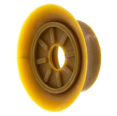 100mm Flat NR Beige Vacuum Suction Cup G 1/4 inch Female Stroke 6mm Thin Lips