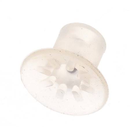 17mm Flat Silicone Clear Vacuum Suction Cup Stroke 0.5mm