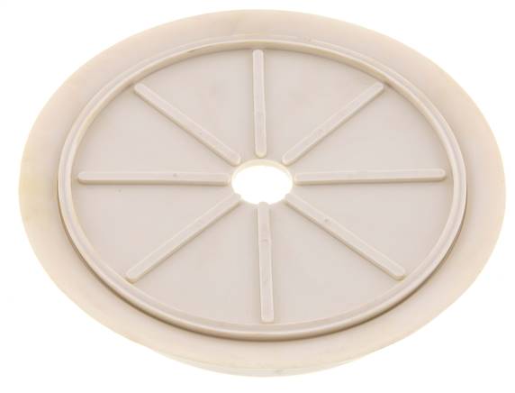 200mm Flat NRE White Vacuum Suction Cup G 1/2 inch Female Stroke 5mm Thin Lips