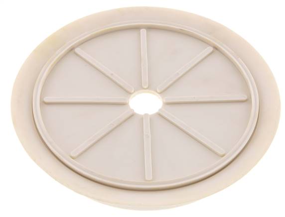 200mm Flat NRE White Vacuum Suction Cup G 1/2 inch Female Stroke 5mm Thin Lips