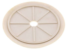 200mm Flat NRE White Vacuum Suction Cup G 1/2 inch Female Stroke 5mm Thin Lips