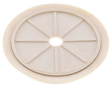 200mm Flat NRE White Vacuum Suction Cup G 1/2 inch Female Stroke 5mm Thin Lips