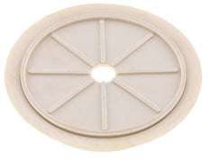 200mm Flat NRE White Vacuum Suction Cup G 1/2 inch Female Stroke 5mm Thin Lips