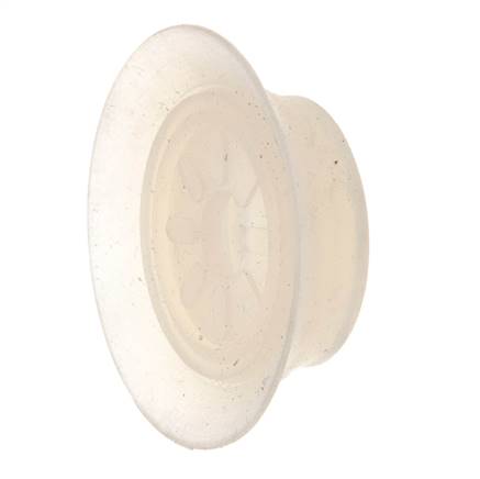 40mm Flat Silicone Clear Vacuum Suction Cup G 1/8 inch Female Stroke 3mm Thin Lips