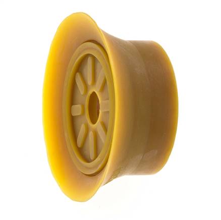 70mm Flat NRE Brown Vacuum Suction Cup G 1/4 inch Female Stroke 6mm Thin Lips