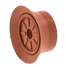 70mm Flat SBR Reddish brown Vacuum Suction Cup G 1/4 inch Female Stroke 6mm Thin Lips