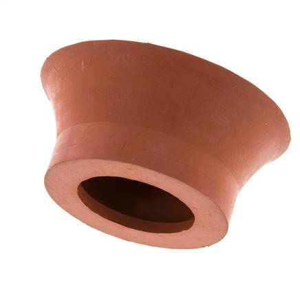 70mm Flat SBR Reddish brown Vacuum Suction Cup G 1/4 inch Female Stroke 6mm Thin Lips