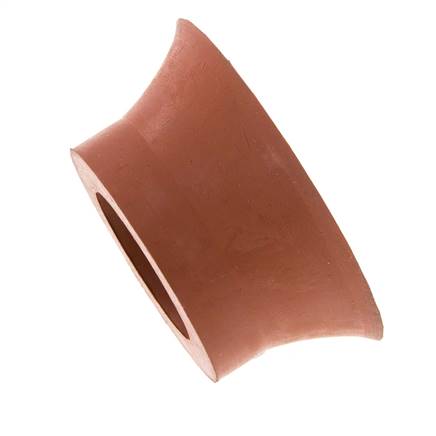 70mm Flat SBR Reddish brown Vacuum Suction Cup G 1/4 inch Female Stroke 6mm Thin Lips