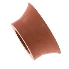 70mm Flat SBR Reddish brown Vacuum Suction Cup G 1/4 inch Female Stroke 6mm Thin Lips