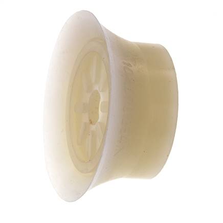 70mm Flat Silicone Clear Vacuum Suction Cup G 1/4 inch Female Stroke 6mm Thin Lips