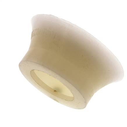 70mm Flat Silicone Clear Vacuum Suction Cup G 1/4 inch Female Stroke 6mm Thin Lips