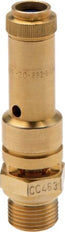 G 1/4'' Brass Pre-Set Safety Valve 0.75 bar (10.88 psi) DN 8
