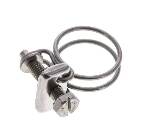 24 - 27 mm Hose Clamp Galvanised Steel