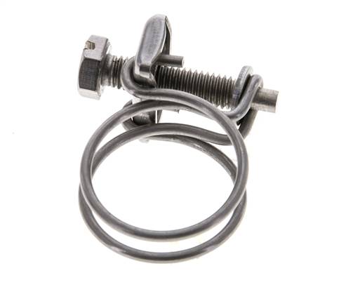 24 - 27 mm Hose Clamp Galvanised Steel