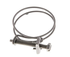 54 - 60 mm Hose Clamp Galvanised Steel