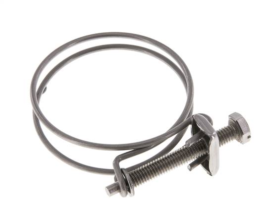 54 - 60 mm Hose Clamp Galvanised Steel