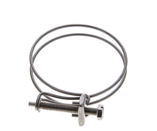 70 - 75 mm Hose Clamp Galvanised Steel
