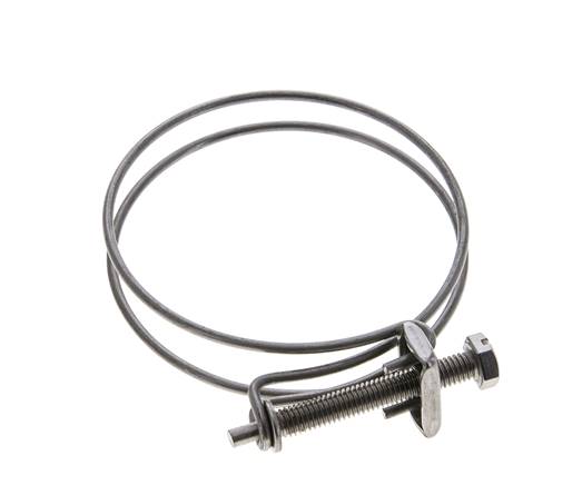 70 - 75 mm Hose Clamp Galvanised Steel