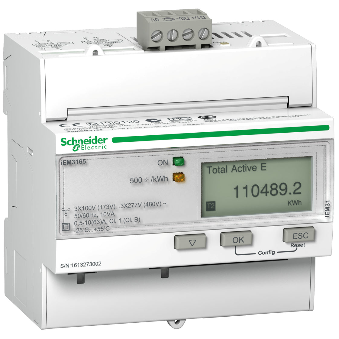 Schneider Electric Acti 9 Electricity Meter - A9MEM3165