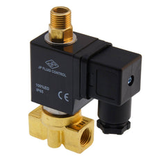 Solenoid Valve TW-DD 1/4'' 3/2 way UN brass EPDM 0-3,5bar 230V AC