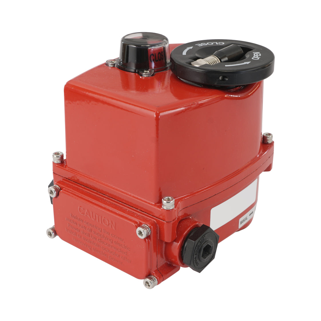 Electrical Actuated Flanged Ball Valve 2-Way DN50 PN40 Steel 100-240 V AC