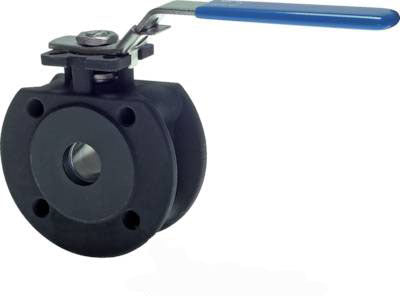 Electrical Actuated Flanged Ball Valve 2-Way DN32 PN40 Steel 24 V AC/DC
