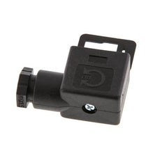 Industry Standard Form B Solenoid Valve Connector Size 1 M16x1.5 31mm Black [2 Pieces]