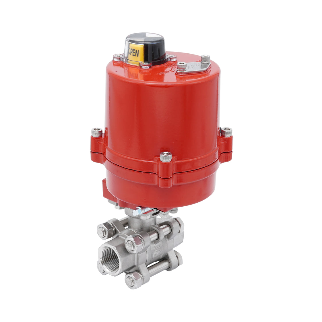 Rp 1-1/2'' 2-Way Stainless Steel Electrical Ball Valve 24V AC/DC