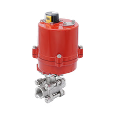 Rp 1-1/2'' 2-Way Stainless Steel Electrical Ball Valve 100-240V AC
