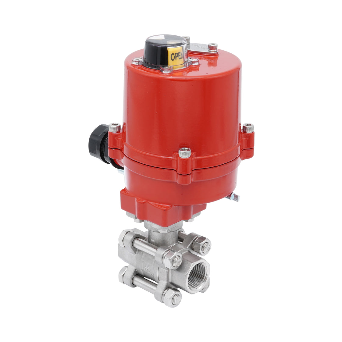 Rp 1-1/2'' 2-Way Stainless Steel Electrical Ball Valve 12V AC/DC