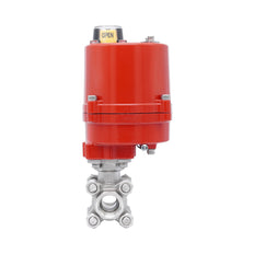 Rp 1-1/2'' 2-Way Stainless Steel Electrical Ball Valve 100-240V AC