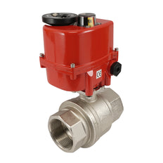 G 2 1/2 inch 2-Way brass Electric ball valve 24 V AC/DC