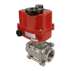 G1/4'' 2-Way Stainless Steel Modulating Electric Ball Valve 24V AC/DC