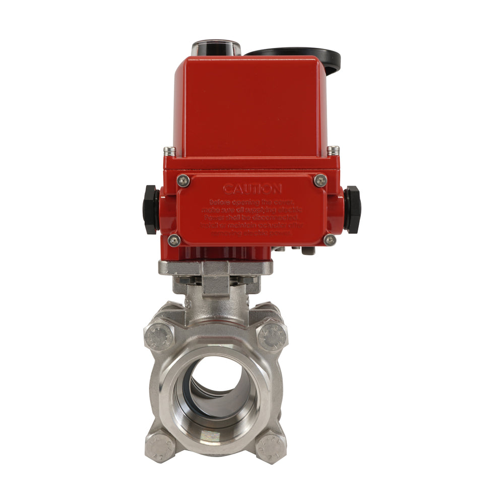 G1/4'' 2-Way Stainless Steel Modulating Electric Ball Valve 24V AC/DC