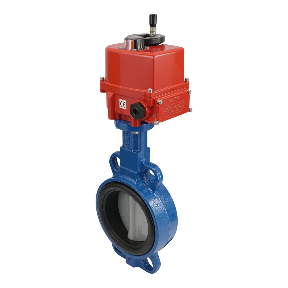 Electric Butterfly Valve DN40 24V AC/DC Lug GGG40 FKM AG5