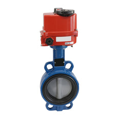 Electric Butterfly Valve DN100 120-240V AC/DC Lug GGG40 FKM AG5