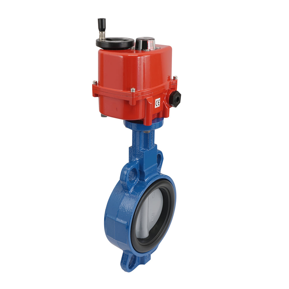 Electric Butterfly Valve DN50 120-240V AC/DC Wafer GGG40 EPDM AG5