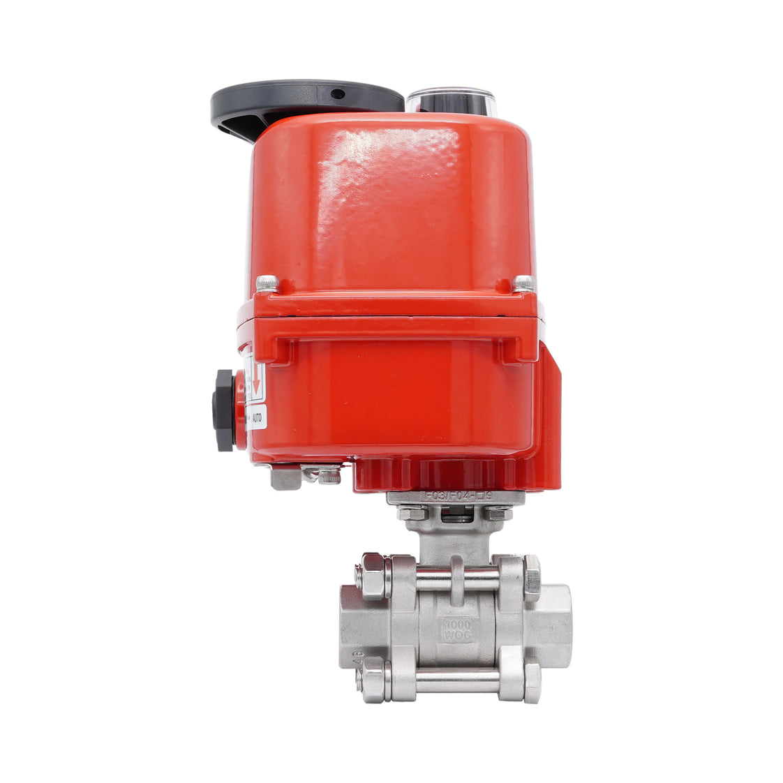 Rp 2'' 2-Way Stainless Steel Modulating Electric Ball Valve 24V AC/DC
