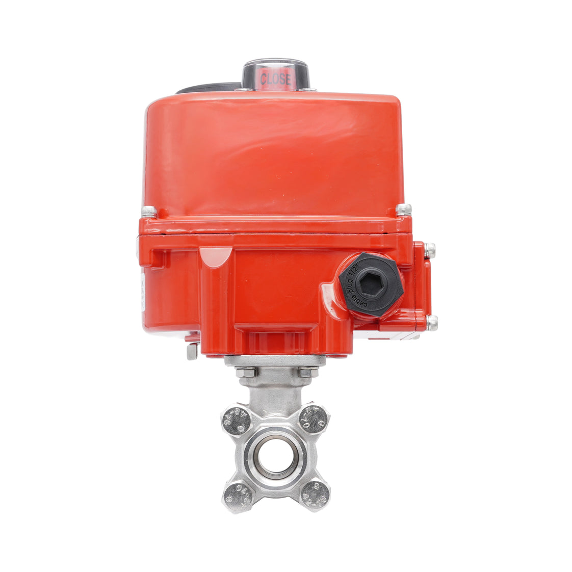 Rp 1-1/2'' 2-Way Stainless Steel Modulating Electric Ball Valve 24V AC/DC