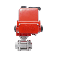 Rp 1-1/2'' 2-Way Stainless Steel Modulating Electric Ball Valve 24V AC/DC