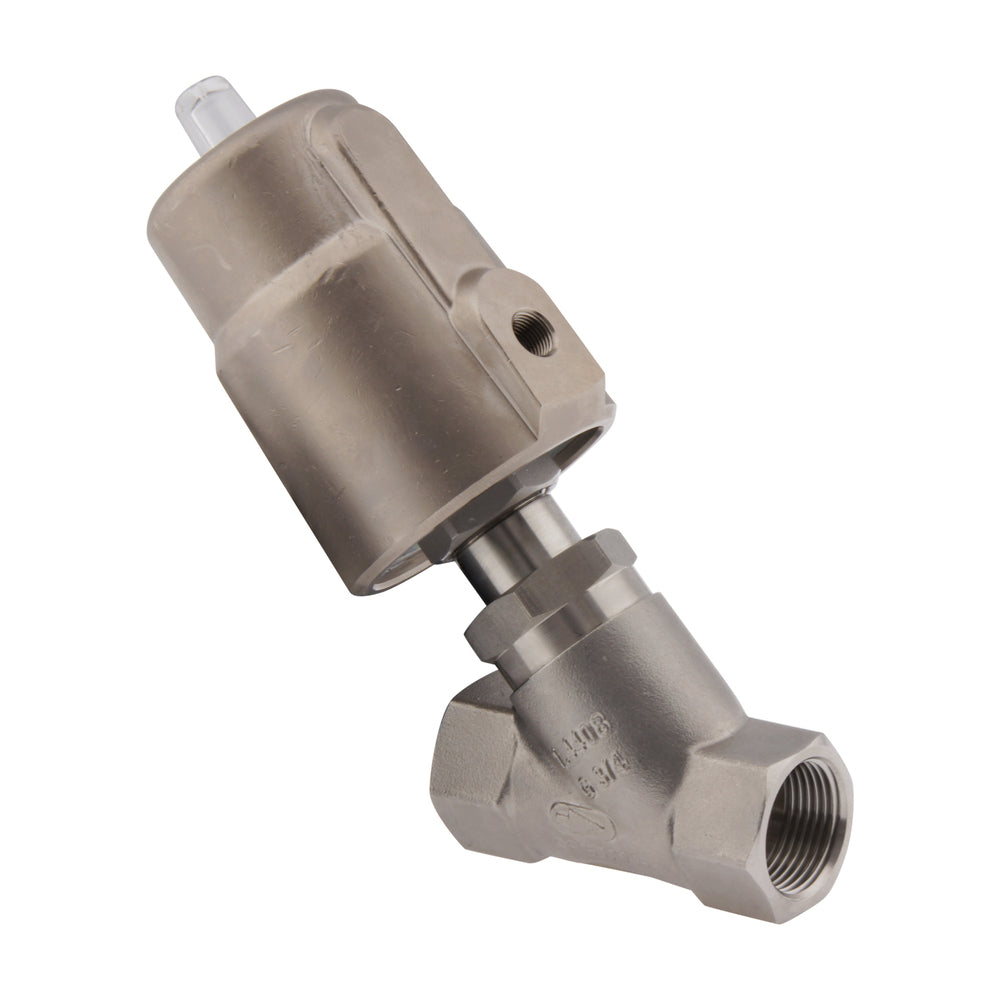 G1/2'' FKM 15bar NO Angle Seat Valve Stainless-Steel/Brass AL2
