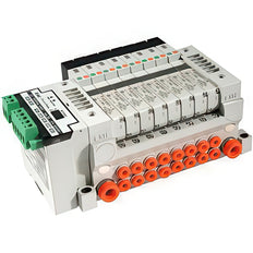 SMC Valve Manifold EX120/123/124 with Transmission System 6mm Push-In - VV5Q11-03C6S0