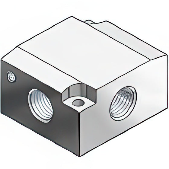 SMC Sub-plate G1/4'' For VP300/500/700 Series - VP300-202-2F