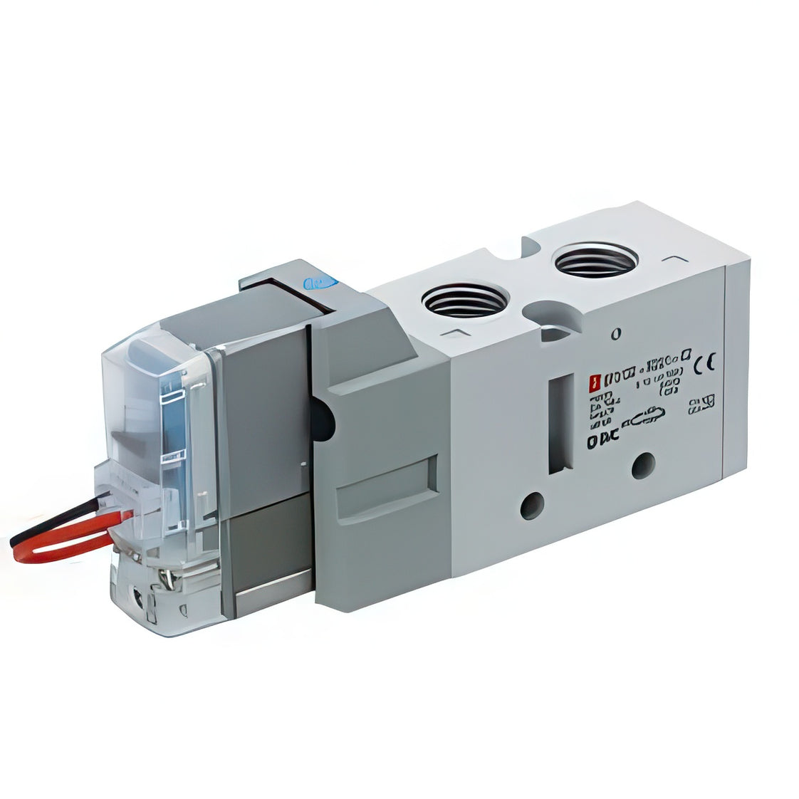 SMC 5/3-Way In-Line Pneumatic Solenoid Valve G3/8'' With Rectifier - VF5420-5YO1-03F