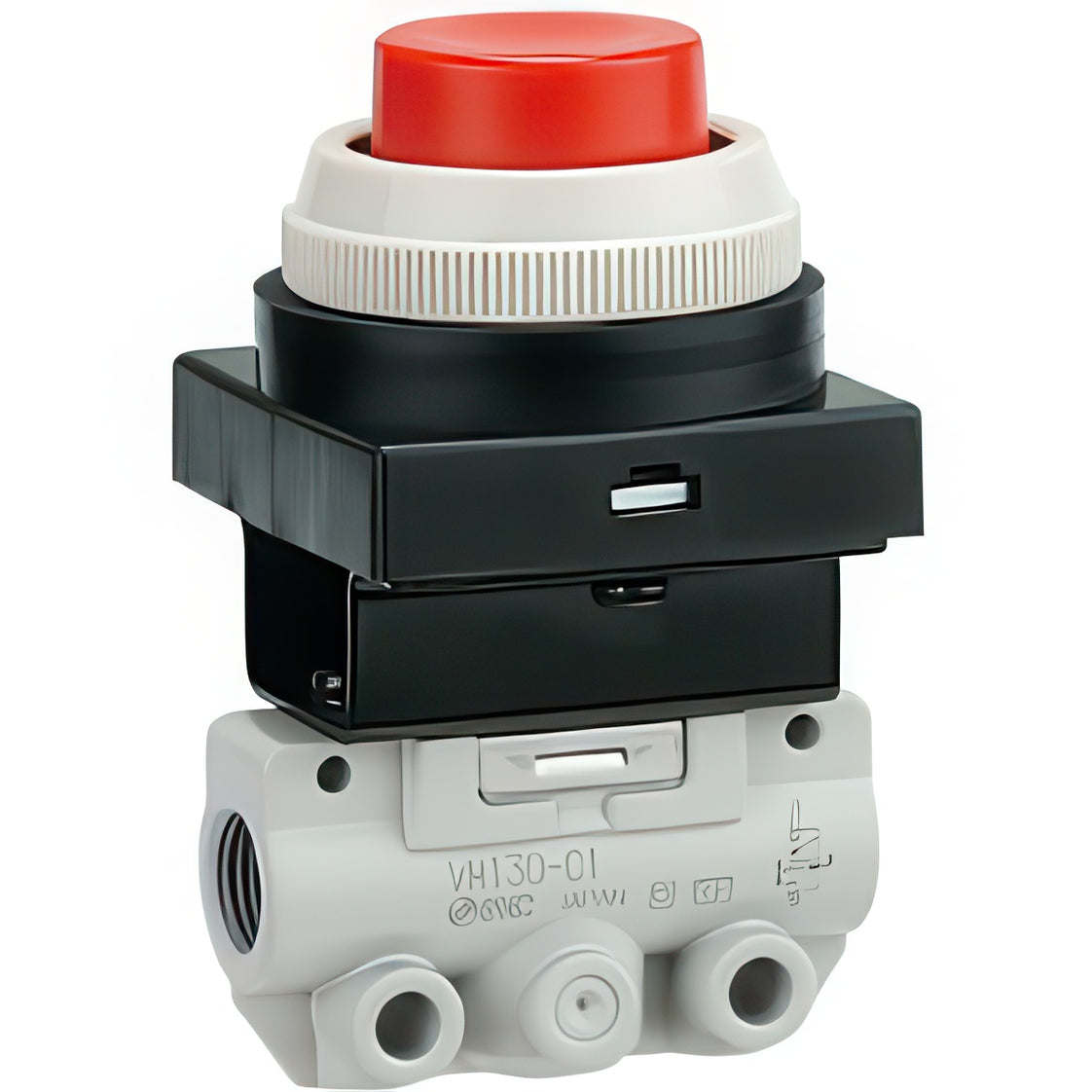 SMC 3/2-Way Pneumatic Button Activated Valve M5x0.8 - VM132-M5-08A